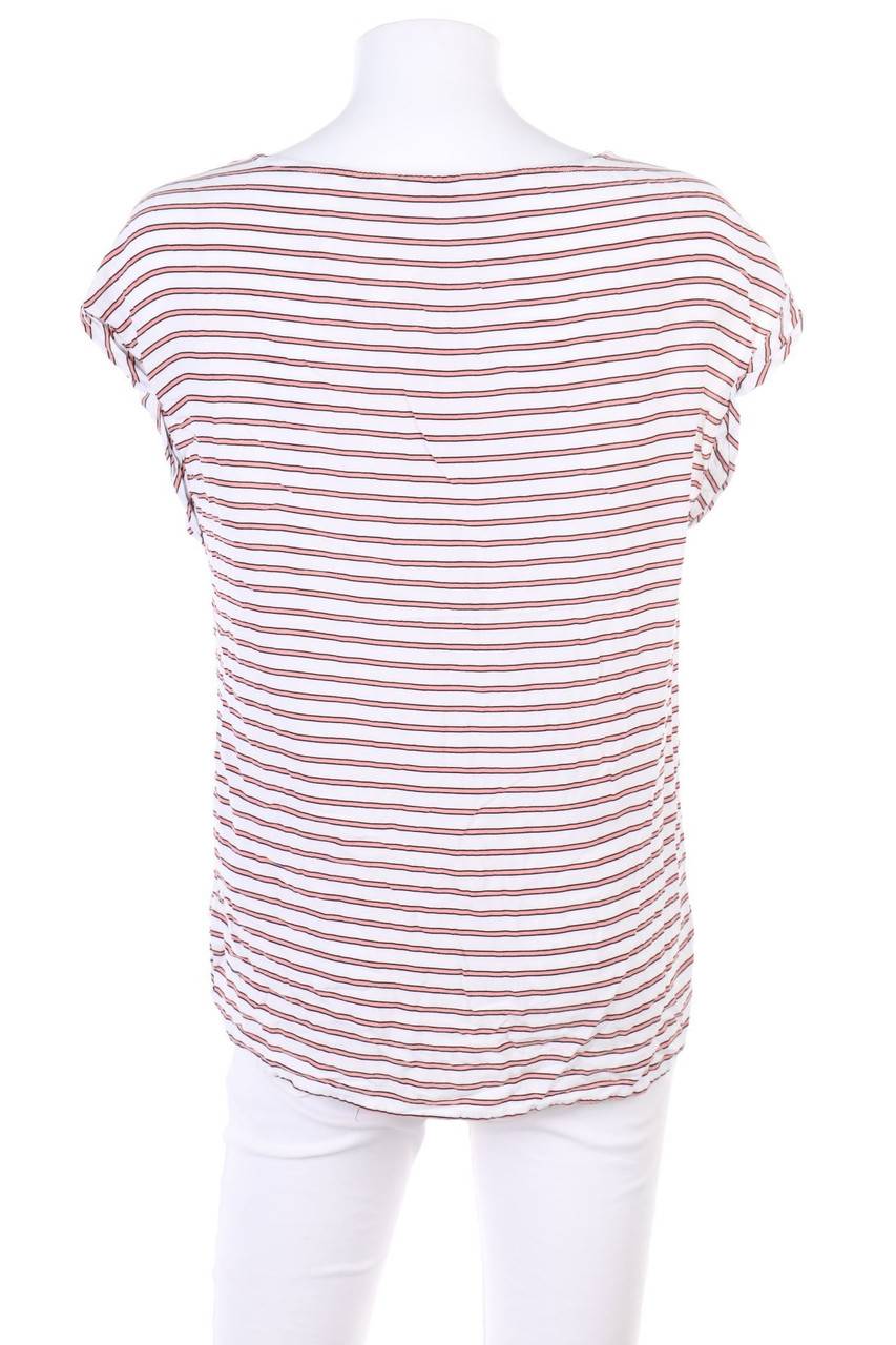 Carou TOM TAILOR Denim Kurzarm-Shirt Mit Streifen