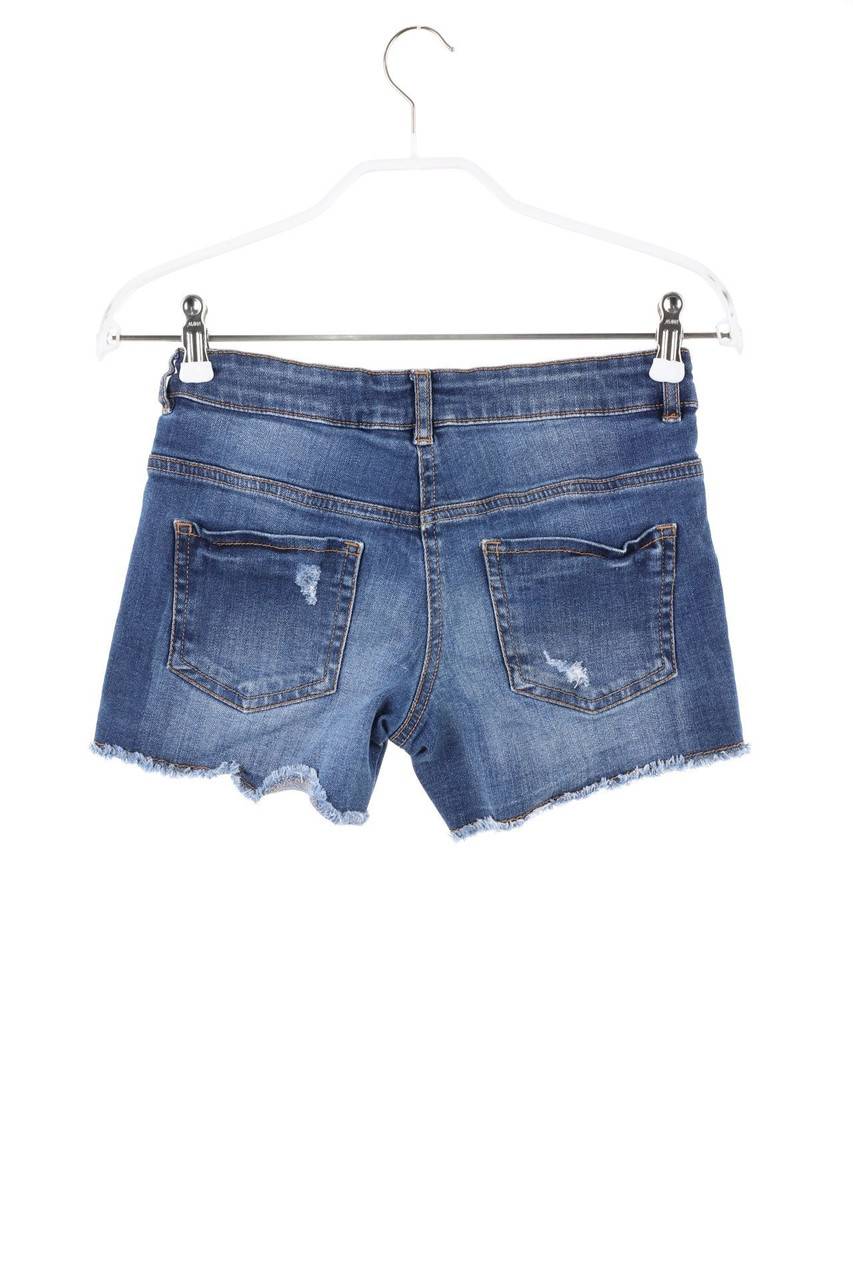 Carou TOM TAILOR Denim-Shorts Mit Strass-Steinen