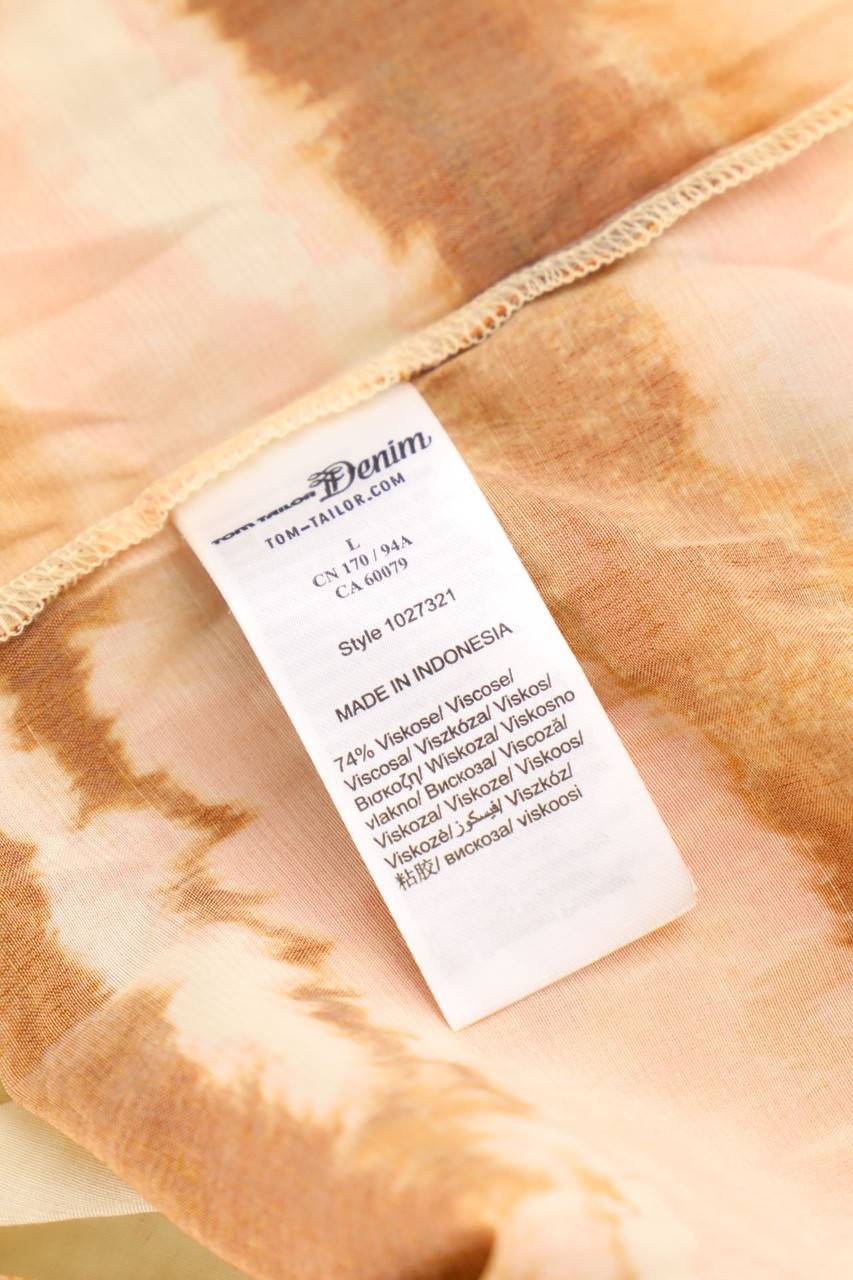 Carou TOM TAILOR Kurzarm-Bluse