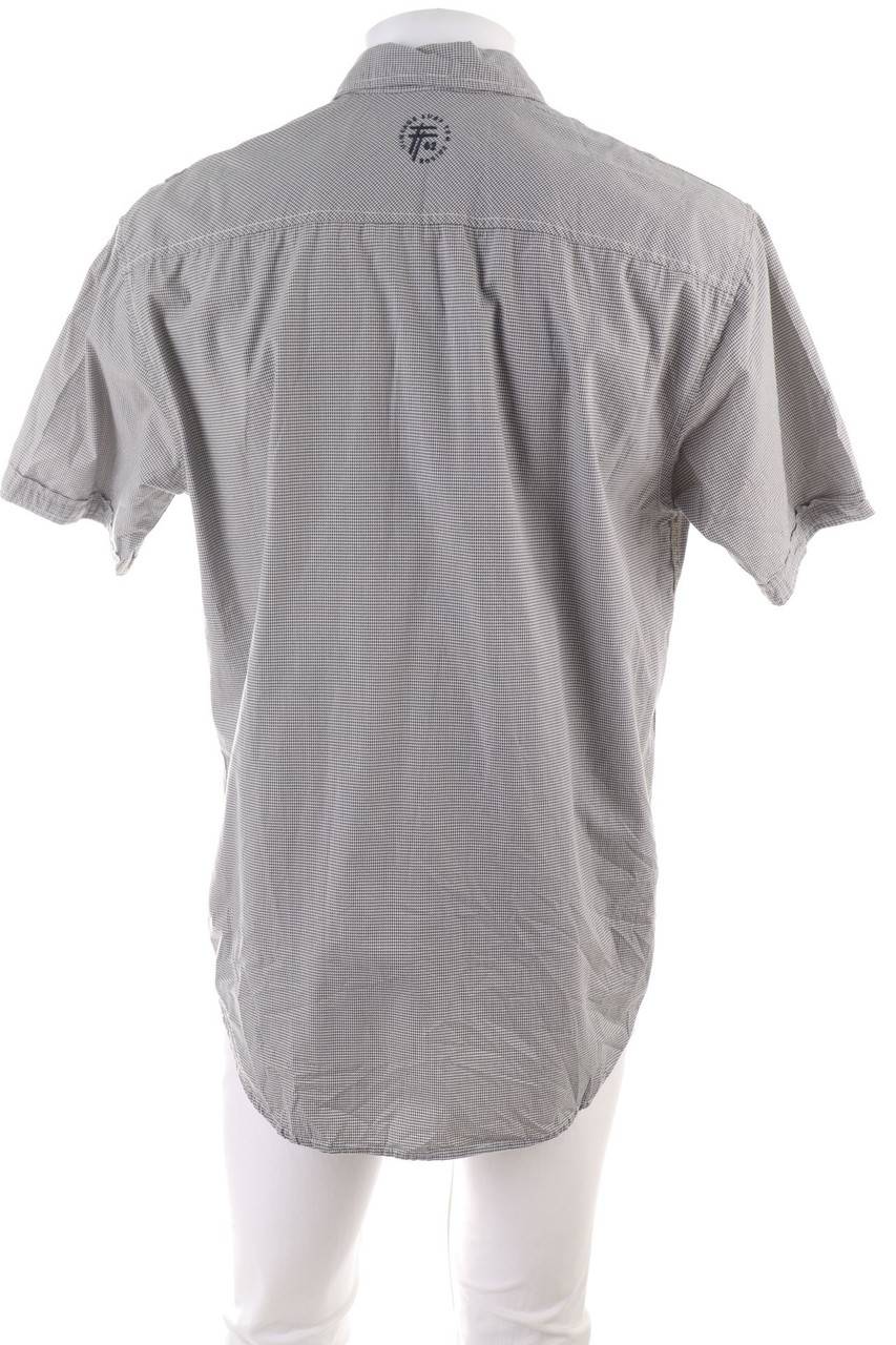 Carou TOM TAILOR Kurzarm-Hemd Mit Karo-Muster