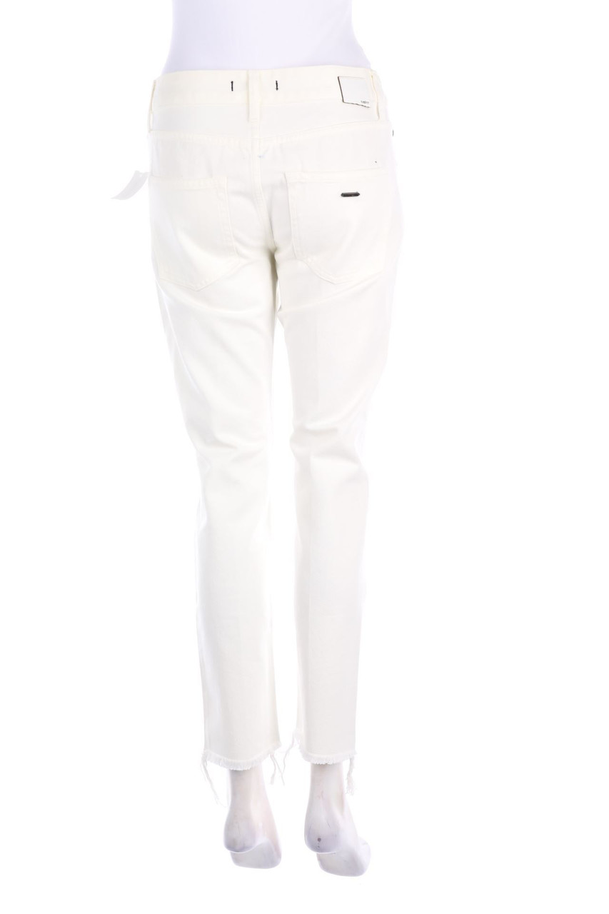 Carou Tomboy Cropped-Distressed Skinny-Jeans