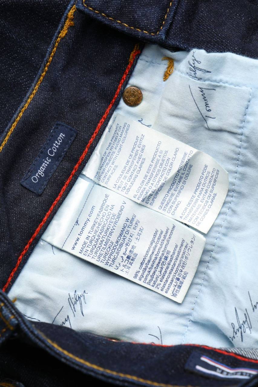 Carou TOMMY HILFIGER Dark Denim Straight Cut Jeans