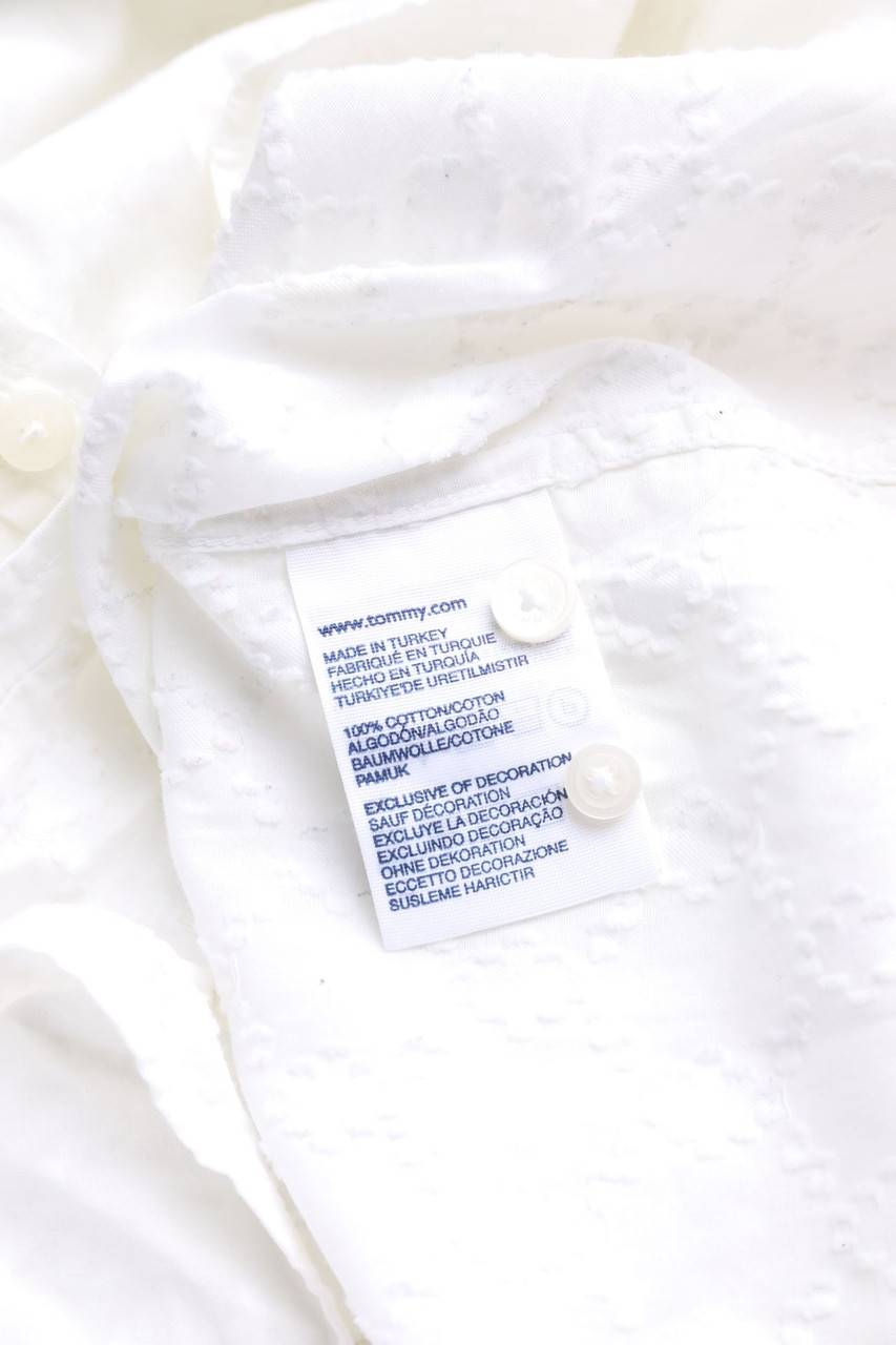 Carou TOMMY HILFIGER Hemd-Bluse Aus Jacquard