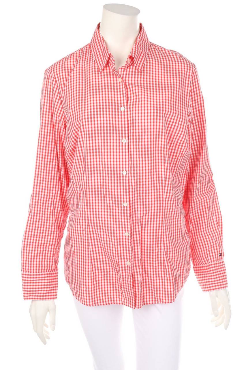 Carou TOMMY HILFIGER Hemd-Bluse mit Karo-Muster