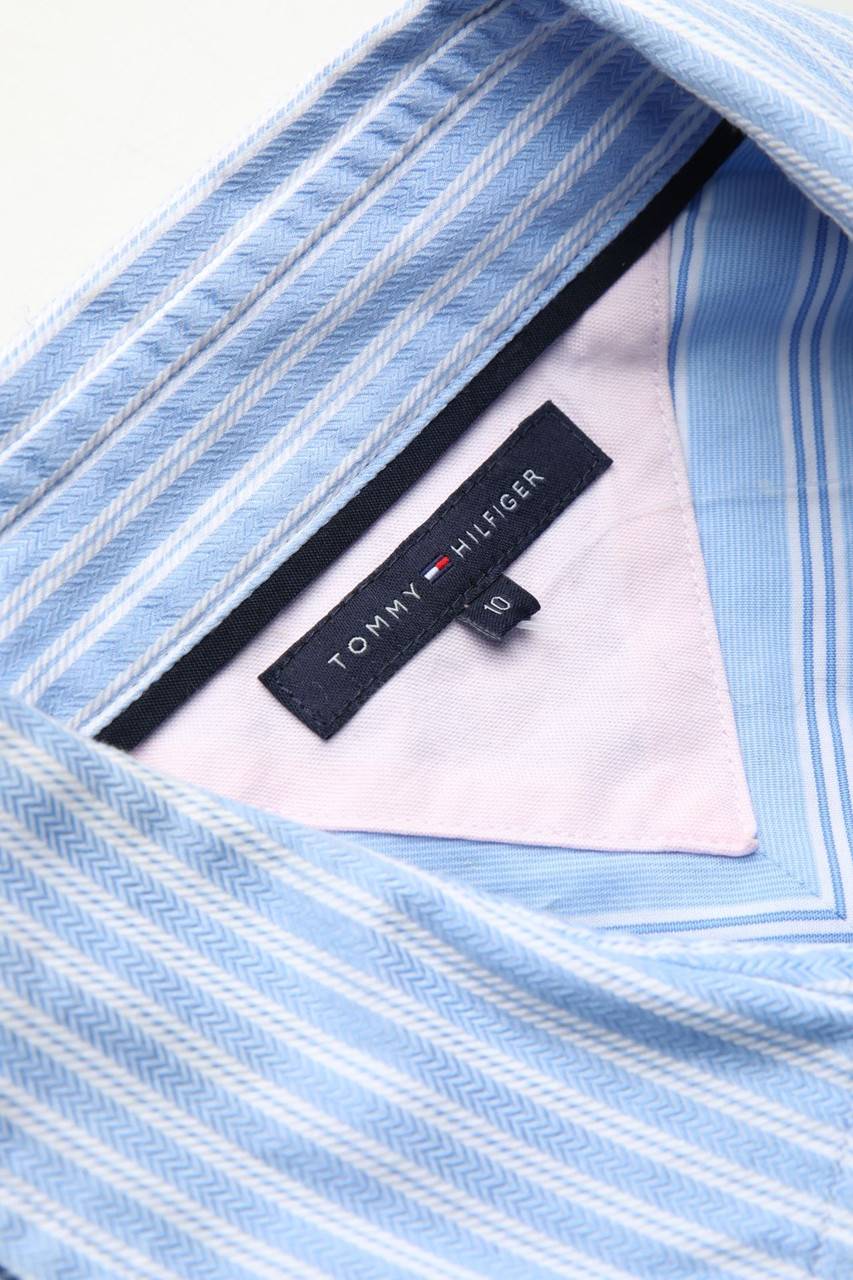 Carou TOMMY HILFIGER Hemd-Bluse Mit Logo-Stickerei
