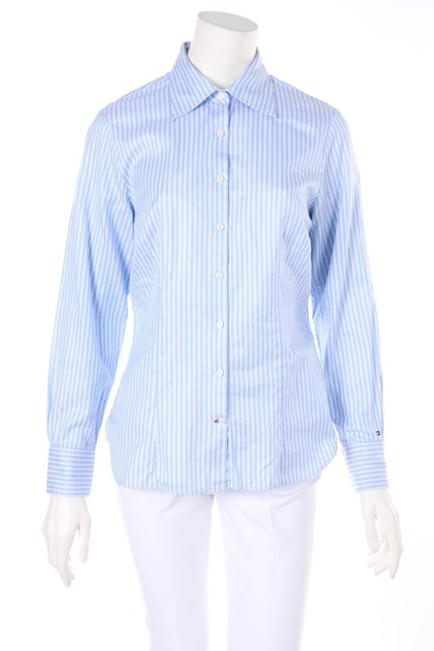 Carou TOMMY HILFIGER Hemd-Bluse mit Logo-Stickerei