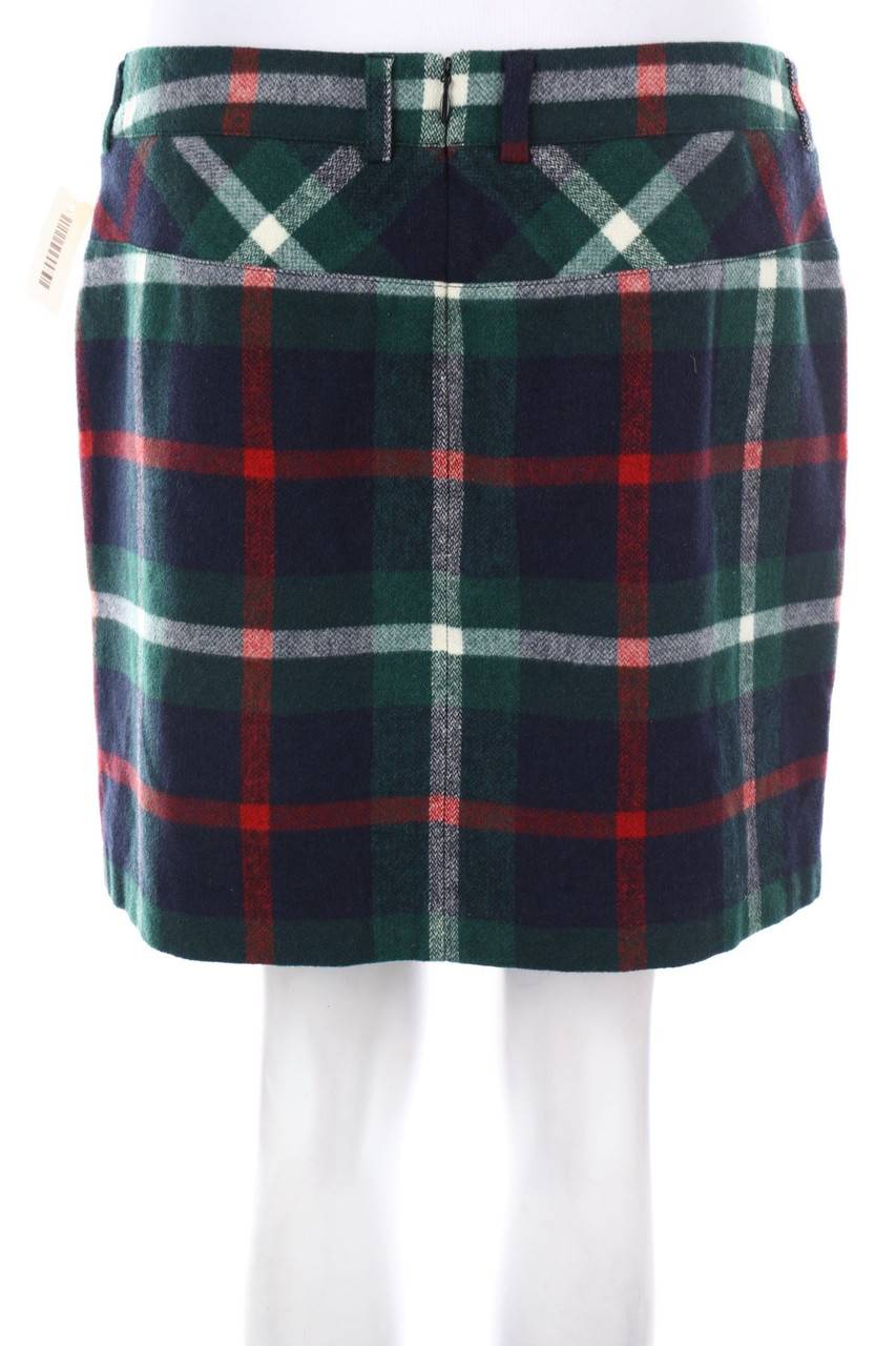 Carou TOMMY HILFIGER Karo-Minirock Mit Wolle