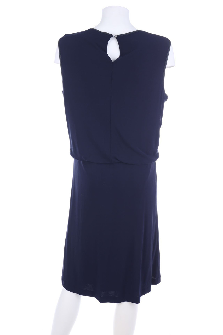 Carou TOMMY HILFIGER Kleid Mit Kunstleder-Details