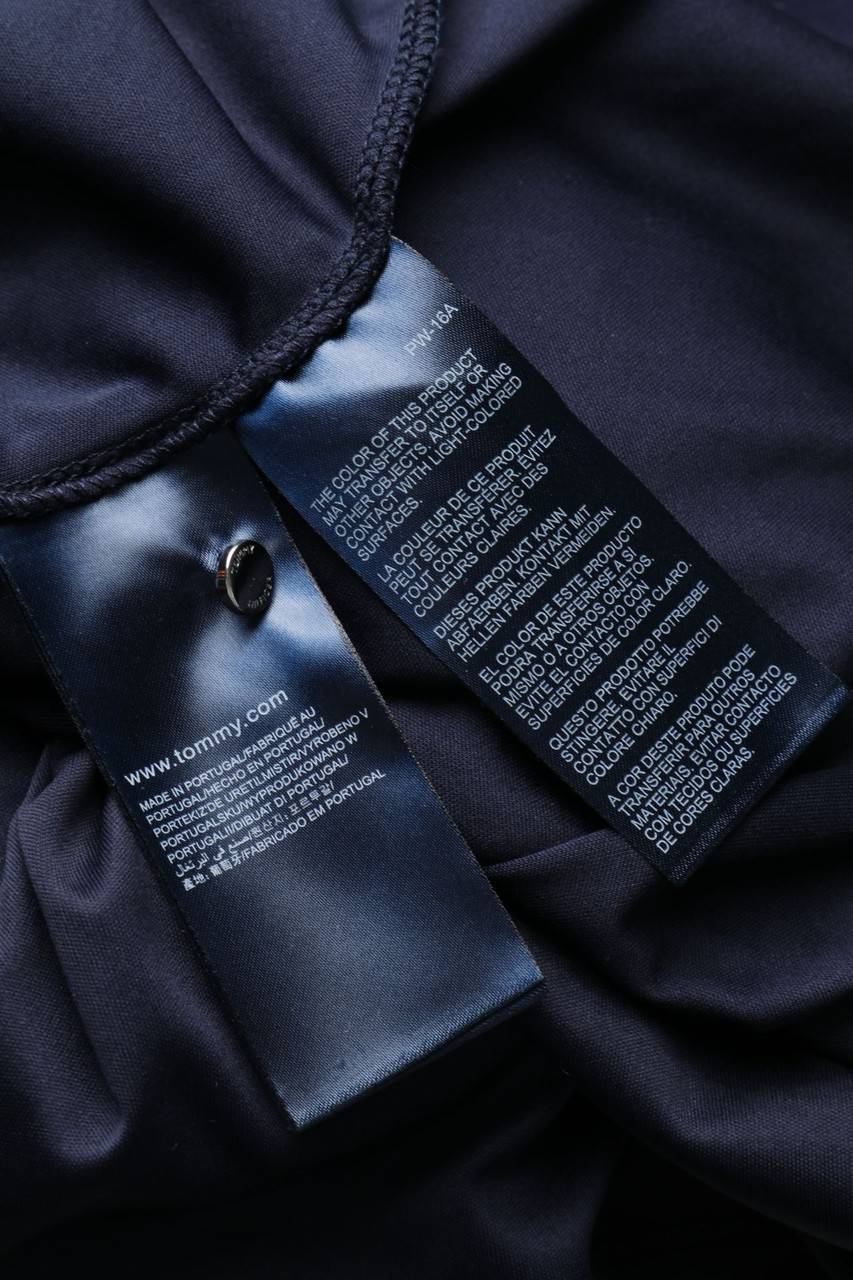 Carou TOMMY HILFIGER Kleid Mit Kunstleder-Details