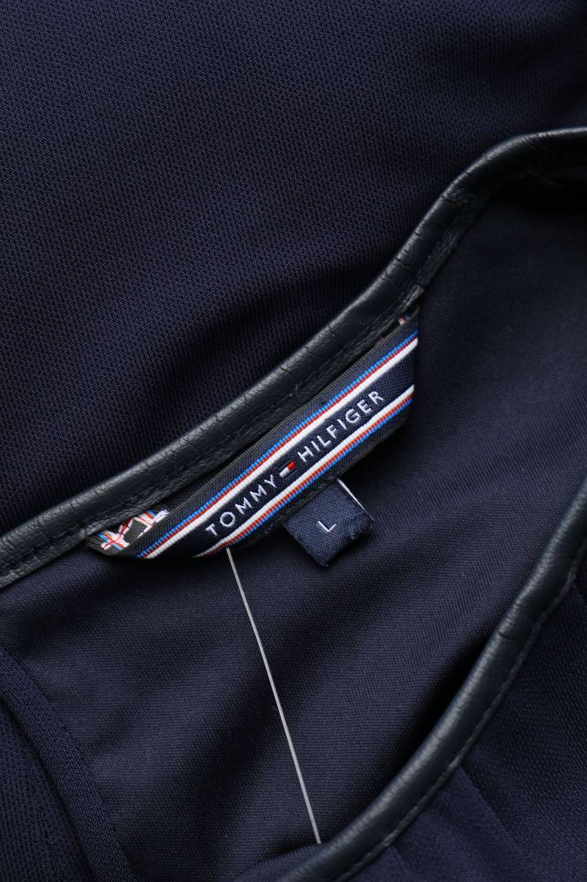 Carou TOMMY HILFIGER Kleid Mit Kunstleder-Details