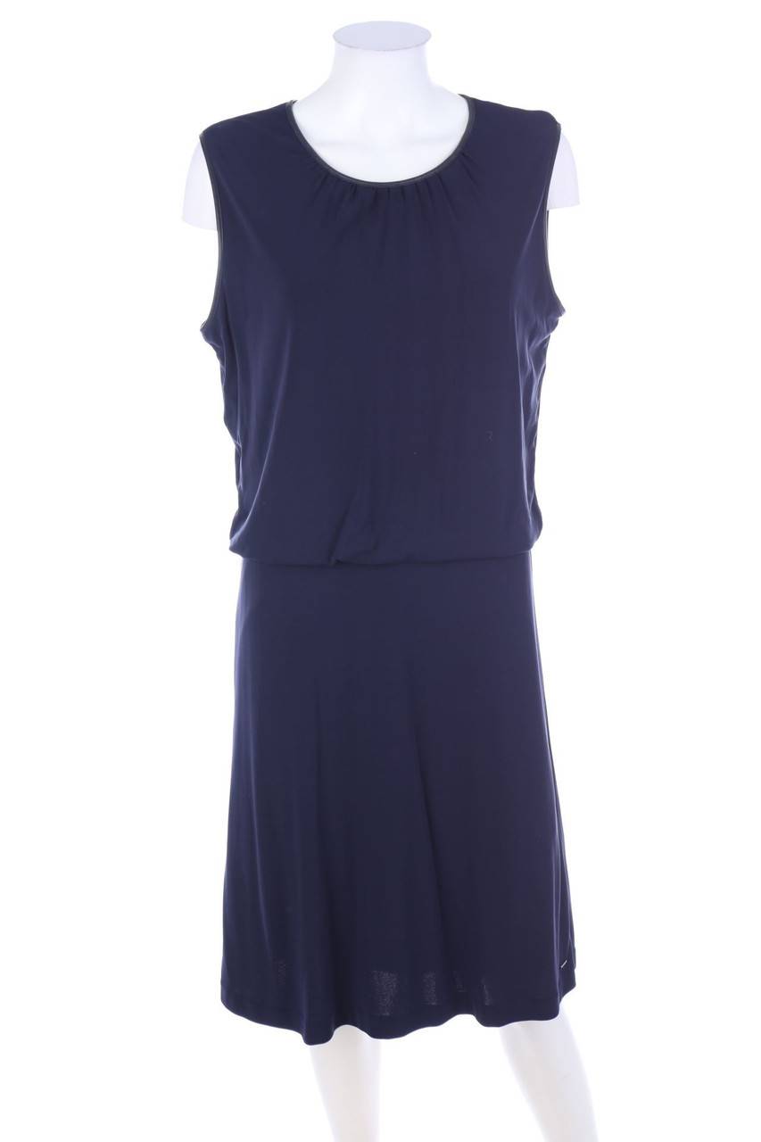 Carou TOMMY HILFIGER Kleid mit Kunstleder-Details