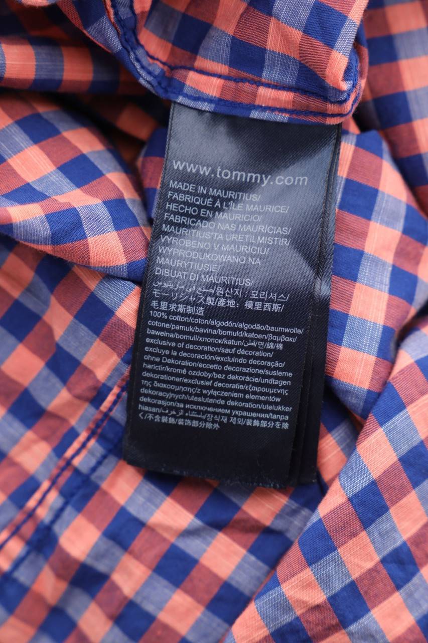 Carou TOMMY HILFIGER Kurzarm-Hemd Mit Karo-Muster