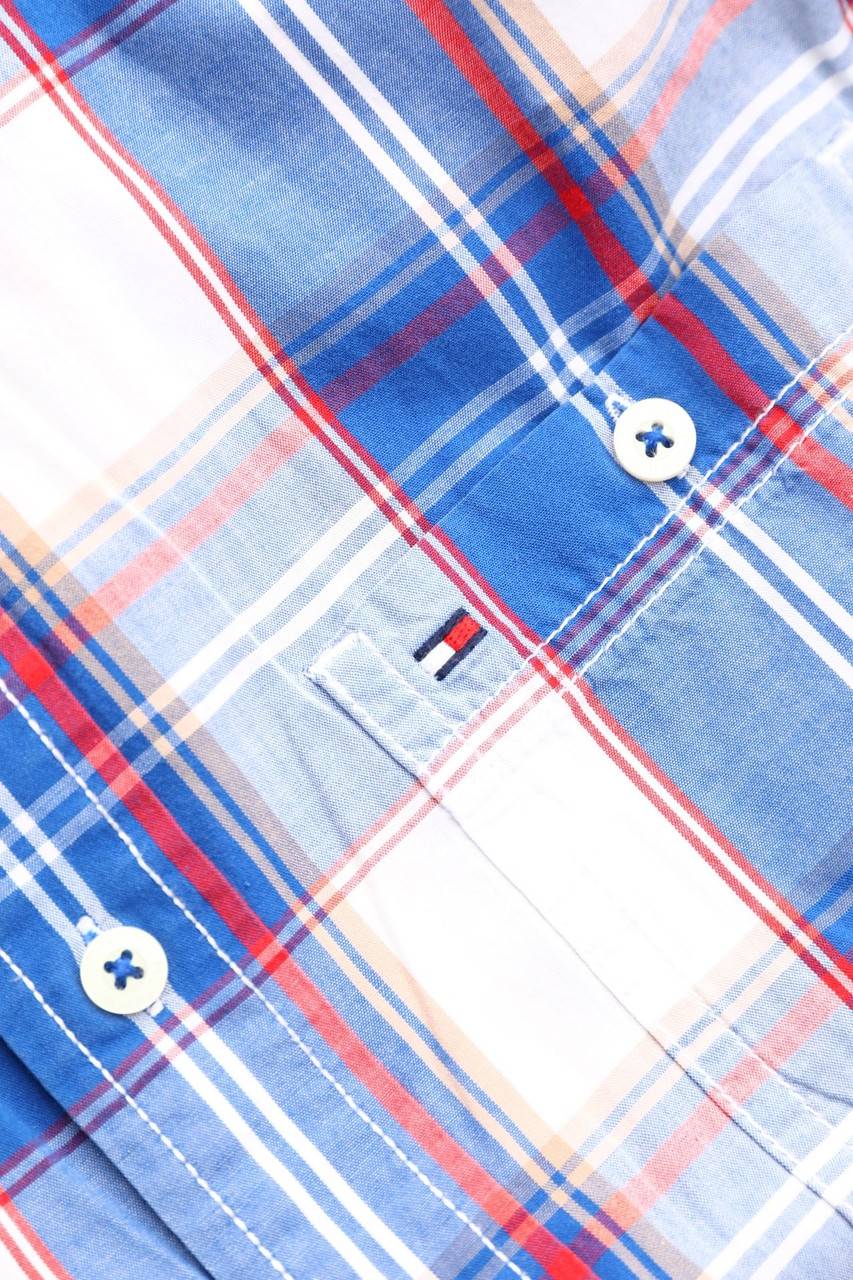 Carou TOMMY HILFIGER Kurzarm-Hemd Mit Karo-Muster