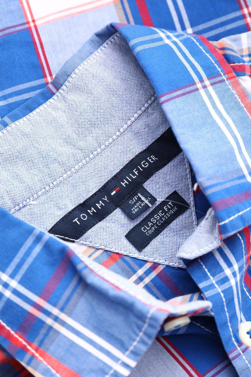 Carou TOMMY HILFIGER Kurzarm-Hemd Mit Karo-Muster