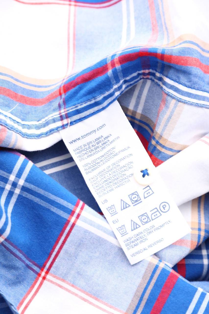 Carou TOMMY HILFIGER Kurzarm-Hemd Mit Karo-Muster