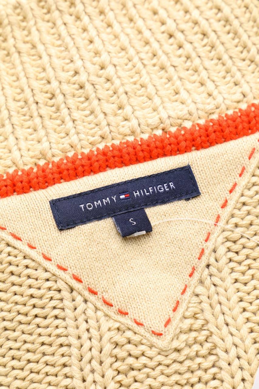 Carou TOMMY HILFIGER Strickweste Mit Gürtel