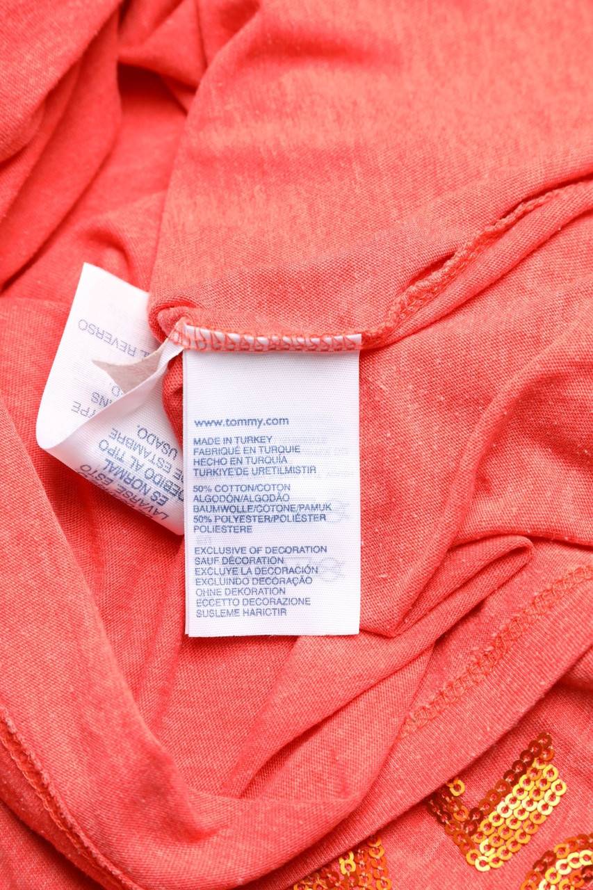 Carou TOMMY HILFIGER T-Shirt Mit Pailletten