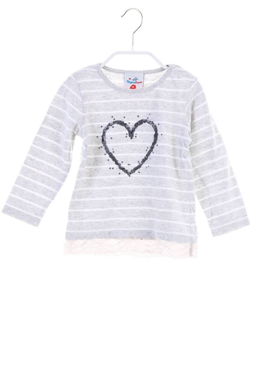 Carou Topolino T-Shirt Mit Pailletten