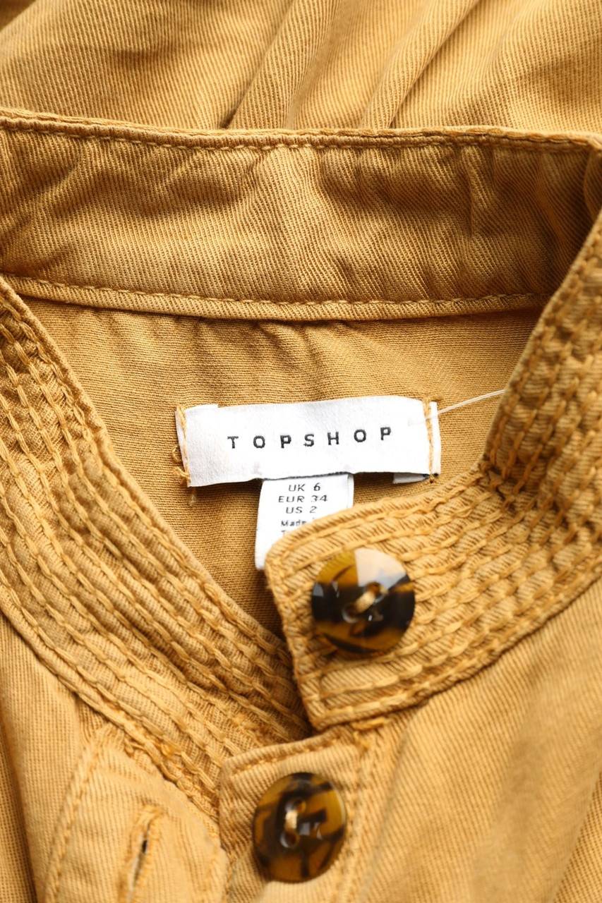 Carou TOPSHOP Playsuit Im Safari-Stil Mit Gürtel