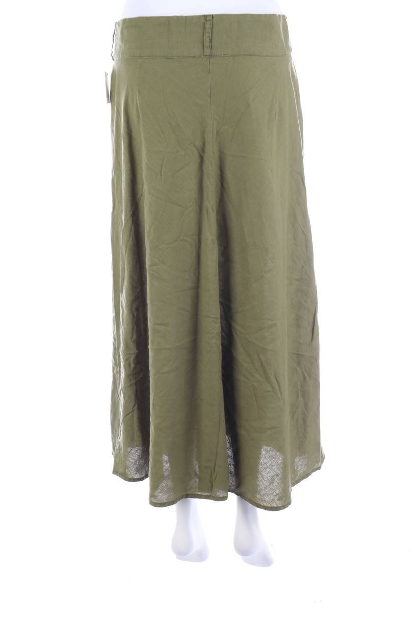 Carou TRAMONTANA Maxi-Rock Aus Leinen-Mix