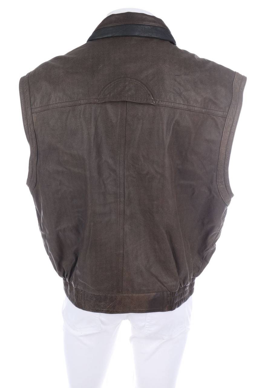 Carou TRAPPER Vintage-Echt-Leder-Weste