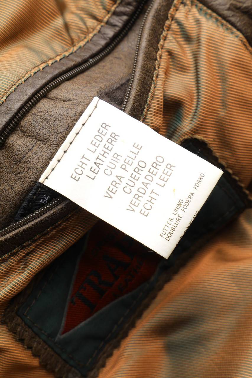 Carou TRAPPER Vintage-Echt-Leder-Weste