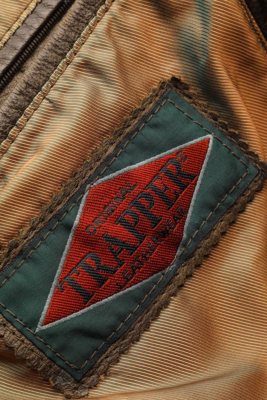 Carou TRAPPER Vintage-Echt-Leder-Weste