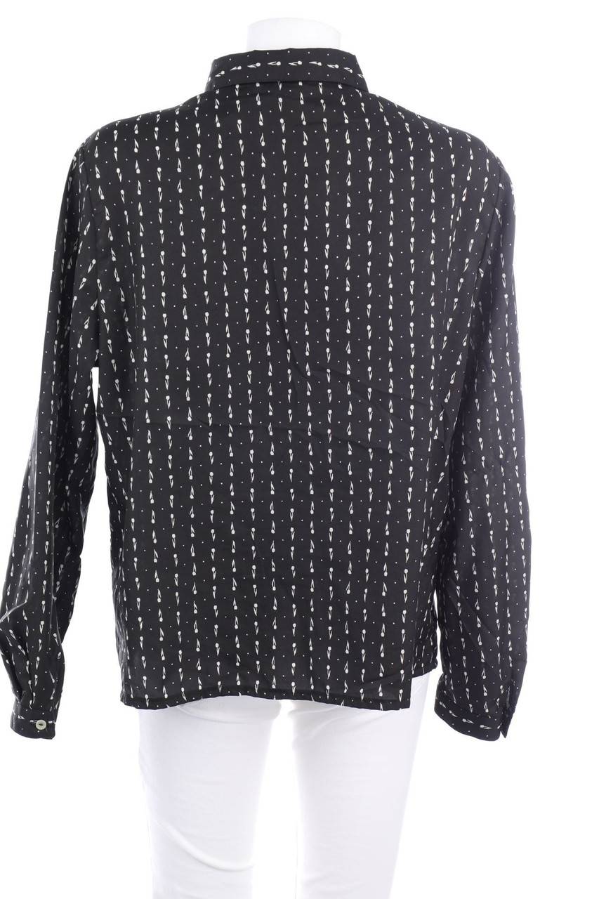 Carou TREVIRA Vintage-Hemd-Bluse Mit Print