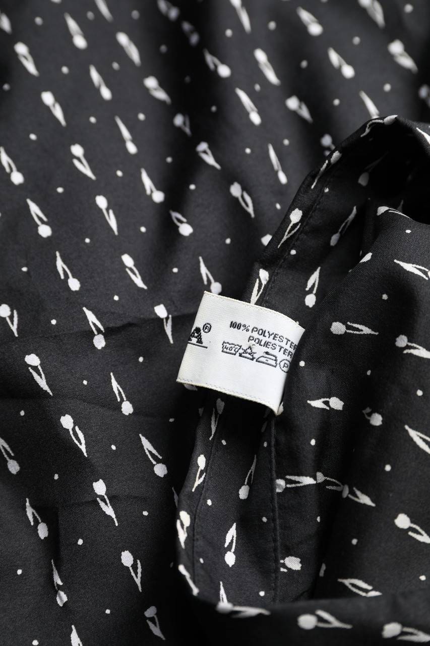 Carou TREVIRA Vintage-Hemd-Bluse Mit Print