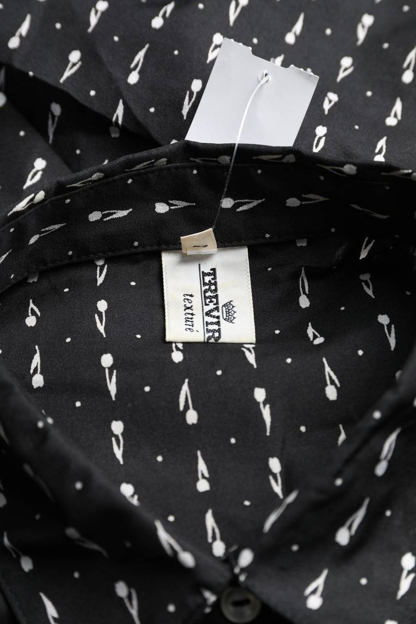 Carou TREVIRA Vintage-Hemd-Bluse Mit Print