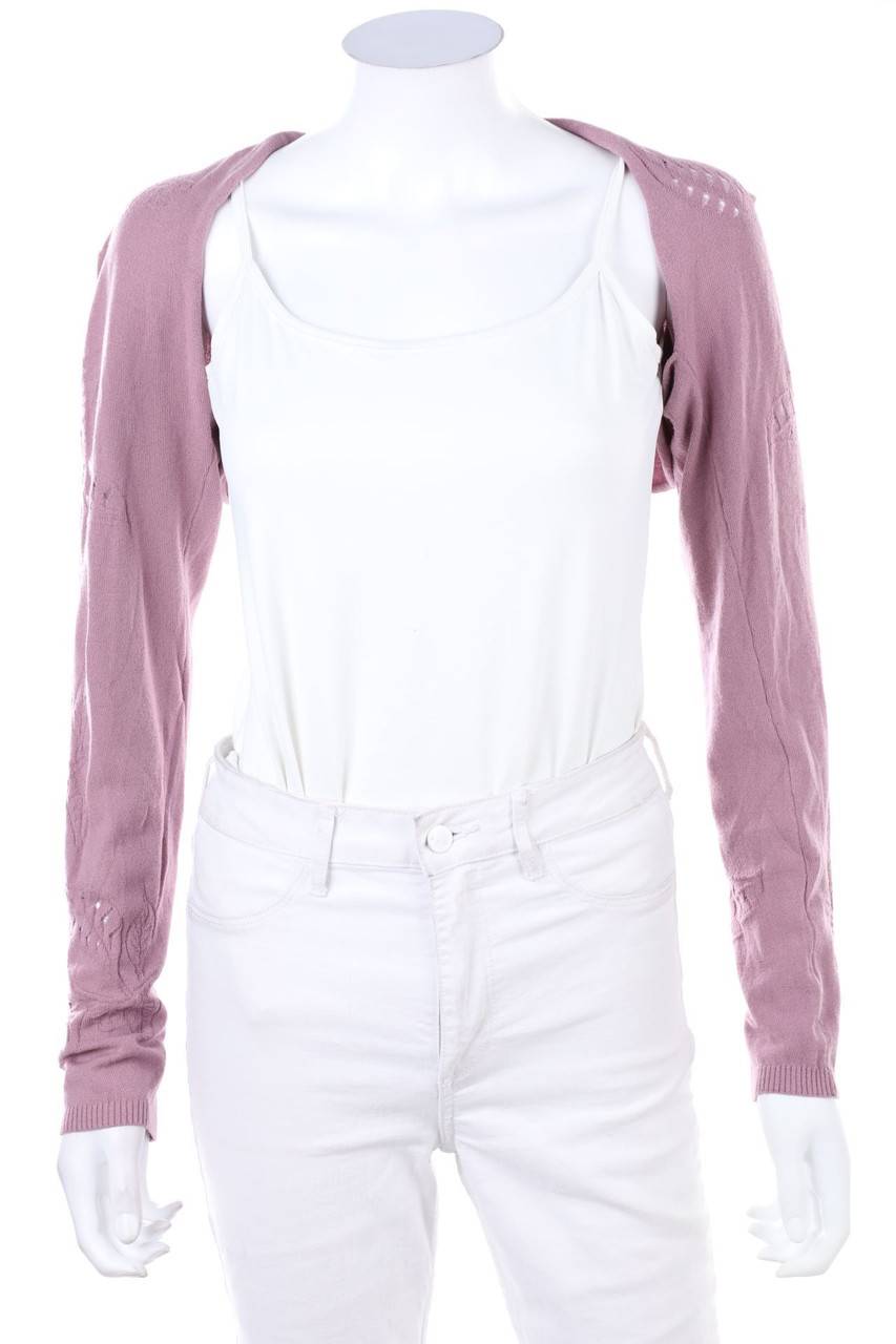 Carou TRU TRUSSARDI Bolero mit Lochstrick-Details