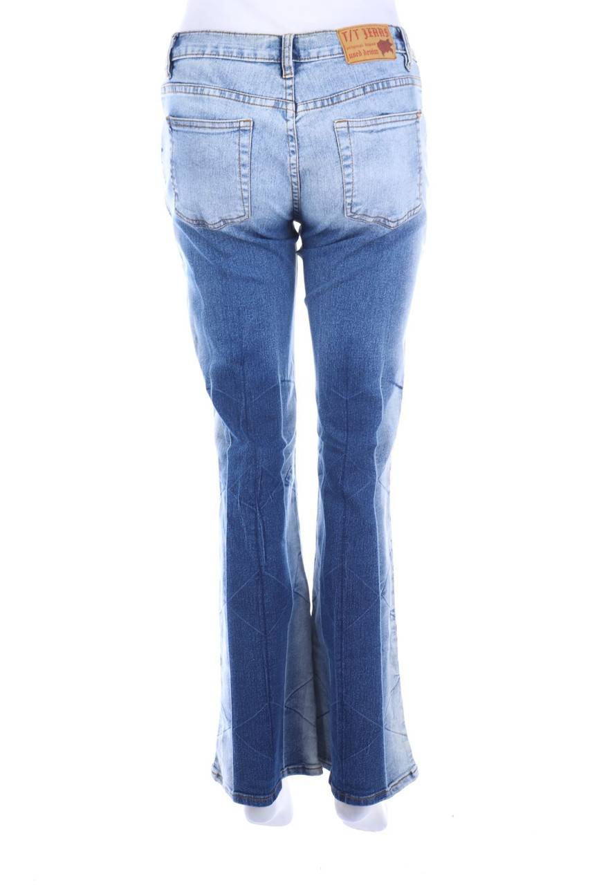 Carou Twenty/ Twenty Used Look Flared-Jeans