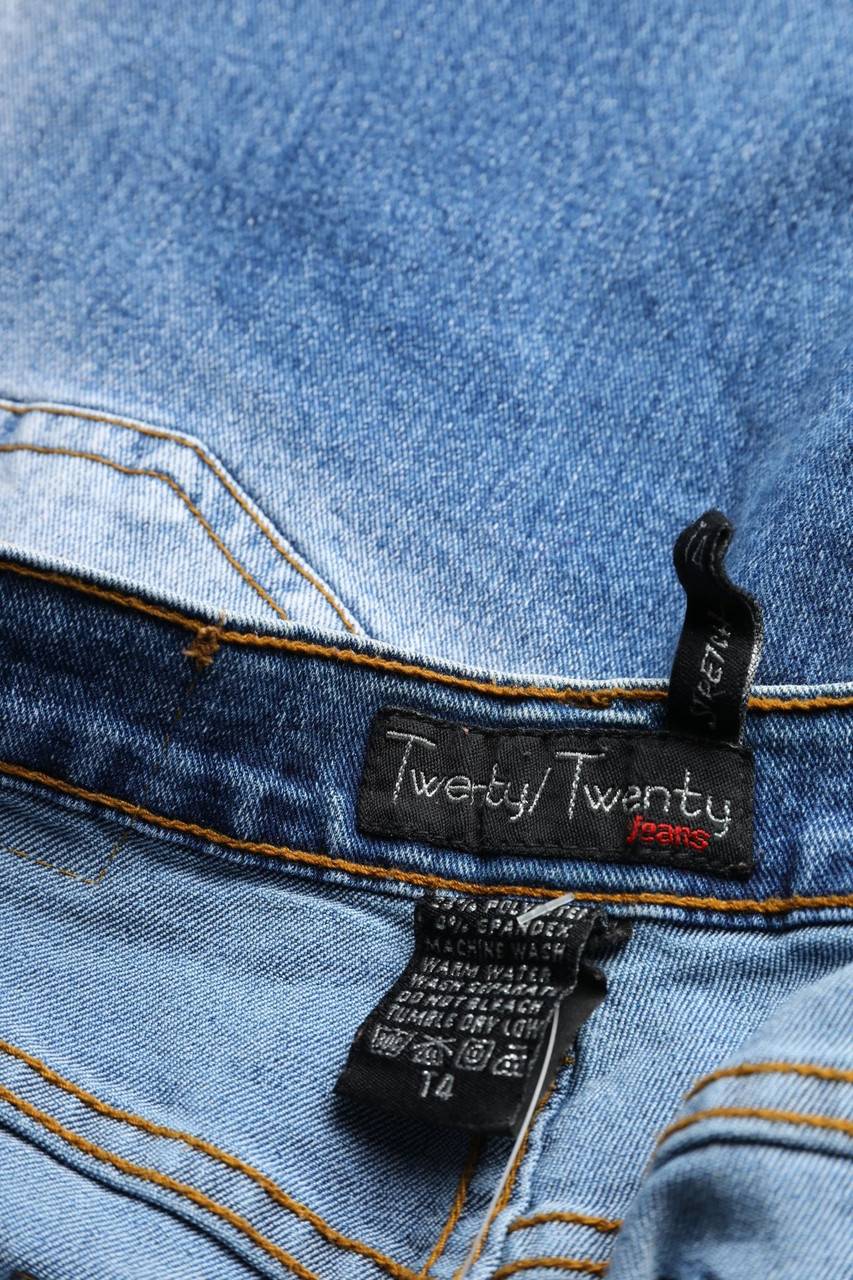 Carou Twenty/ Twenty Used Look Flared-Jeans