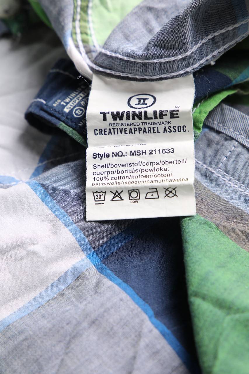 Carou Twinlife Kurzarm-Hemd Mit Karo-Muster