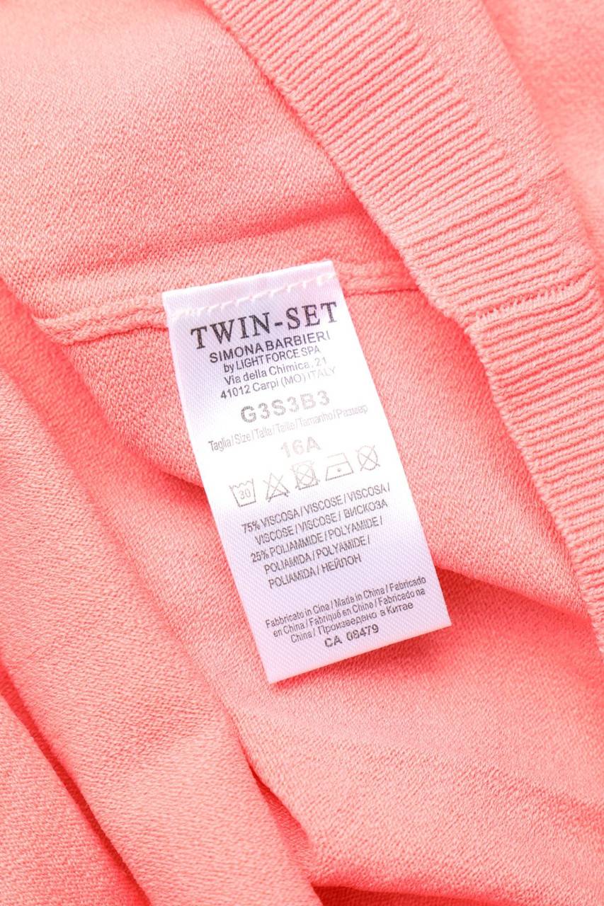 Carou TWINSET Strickjacke Mit Strass-Logo