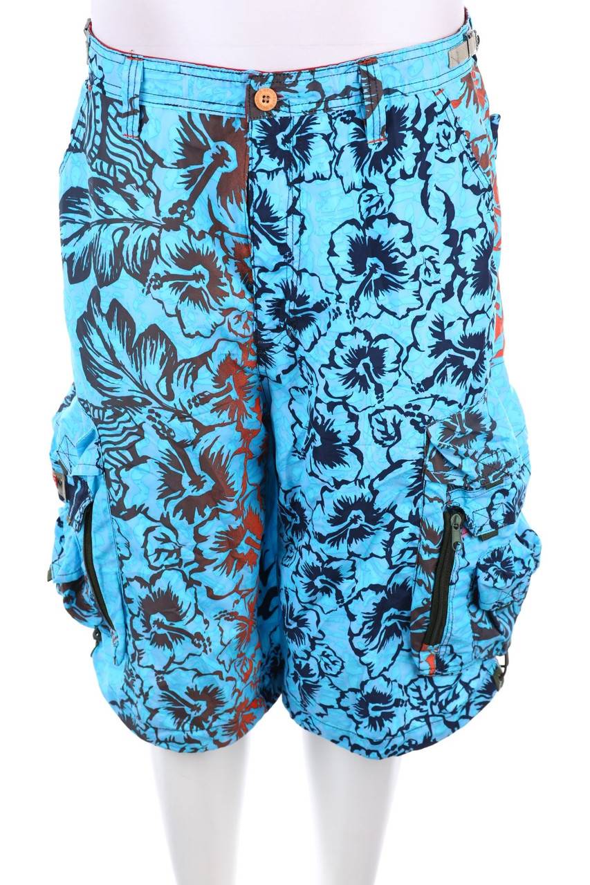 Carou UNIONBAY Schwimm-Shorts mit Tropical Print