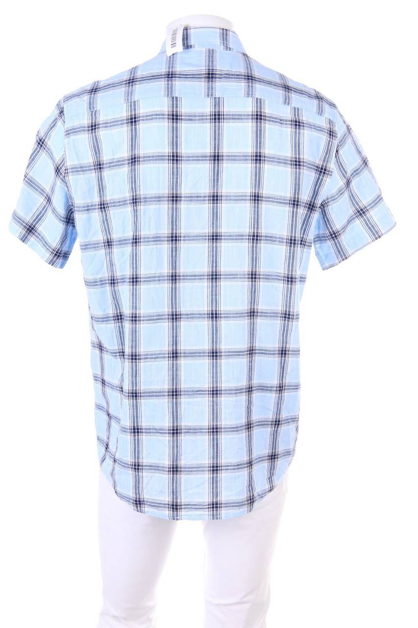 Carou UOMO Kurzarm-Hemd Mit Karo-Muster