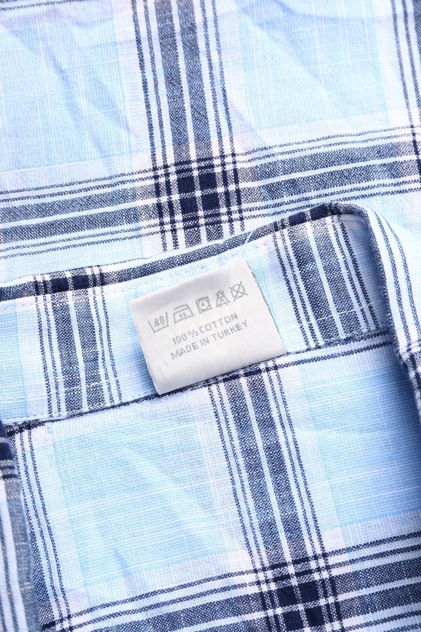 Carou UOMO Kurzarm-Hemd Mit Karo-Muster