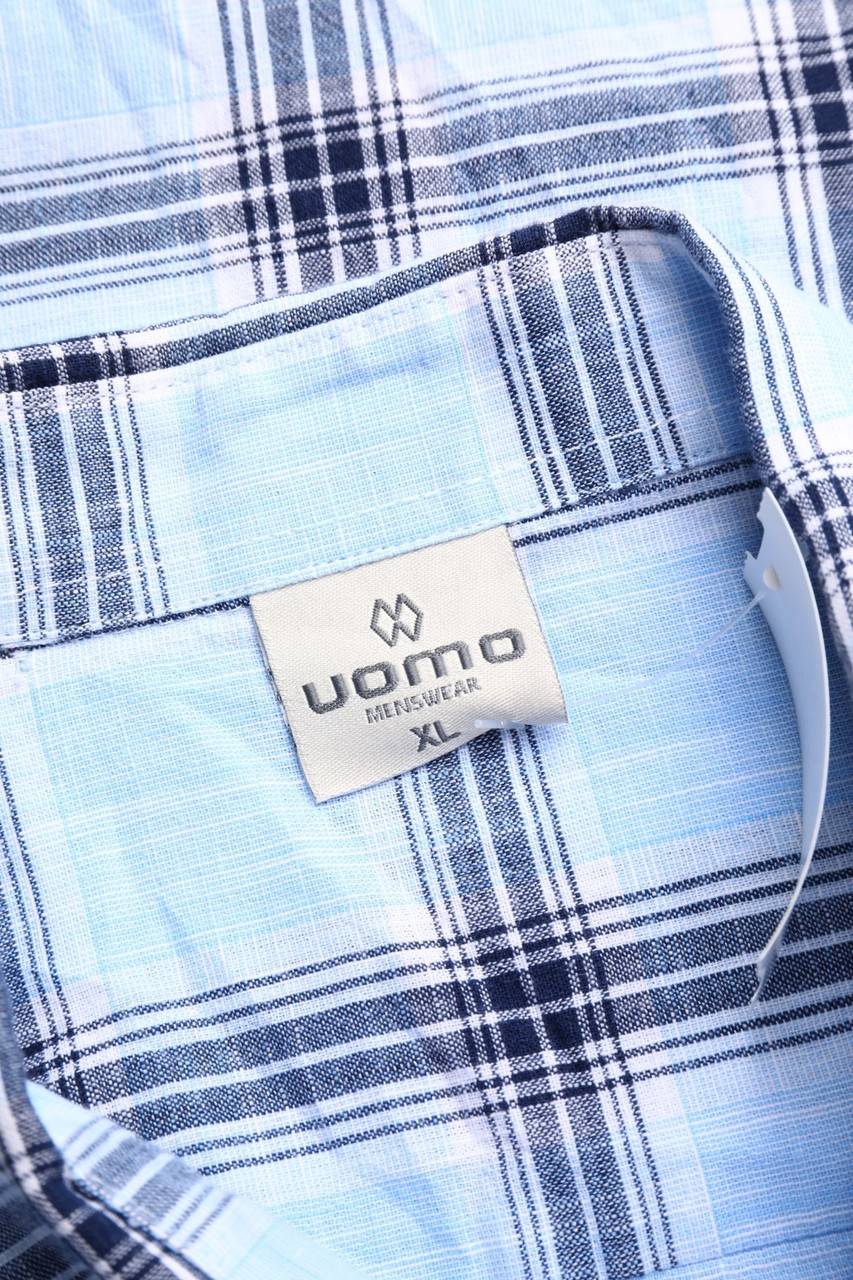 Carou UOMO Kurzarm-Hemd Mit Karo-Muster