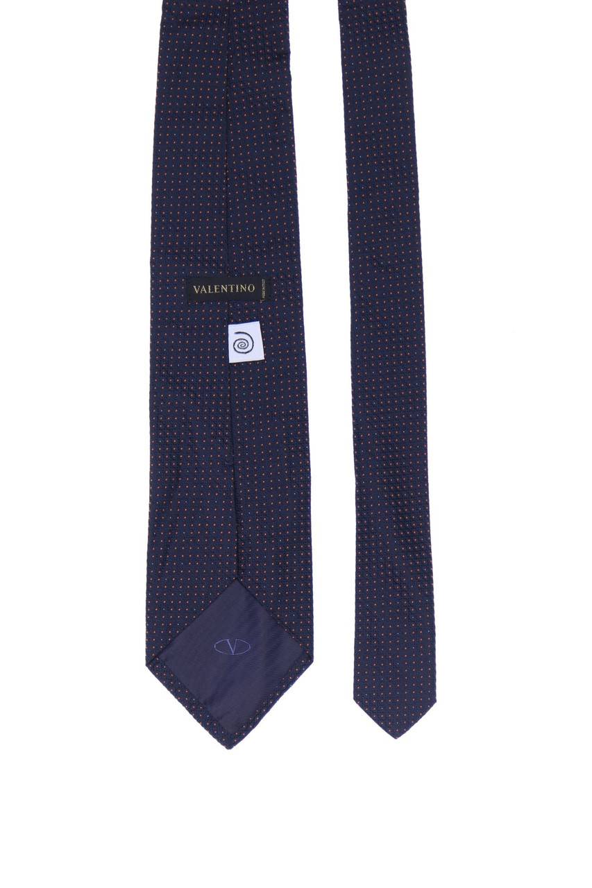 Carou VALENTINO Seiden-Krawatte Mit Punkten