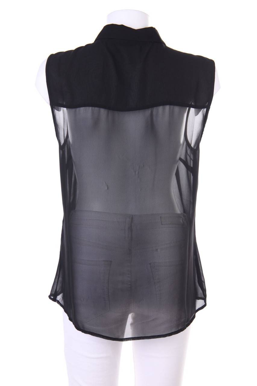 Carou VERO MODA ärmellose Hemd-Bluse Mit Schleife