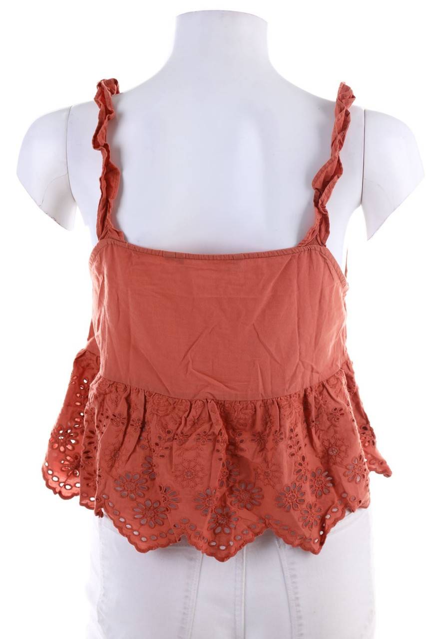 Carou VERO MODA Blusentop Mit Lochspitze