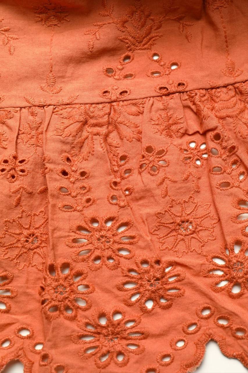 Carou VERO MODA Blusentop Mit Lochspitze