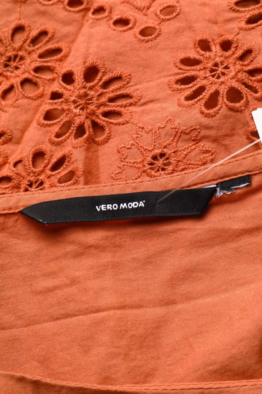 Carou VERO MODA Blusentop Mit Lochspitze