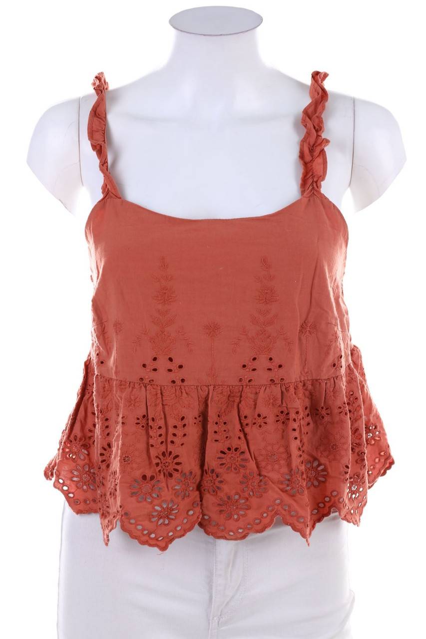 Carou VERO MODA Blusentop mit Lochspitze