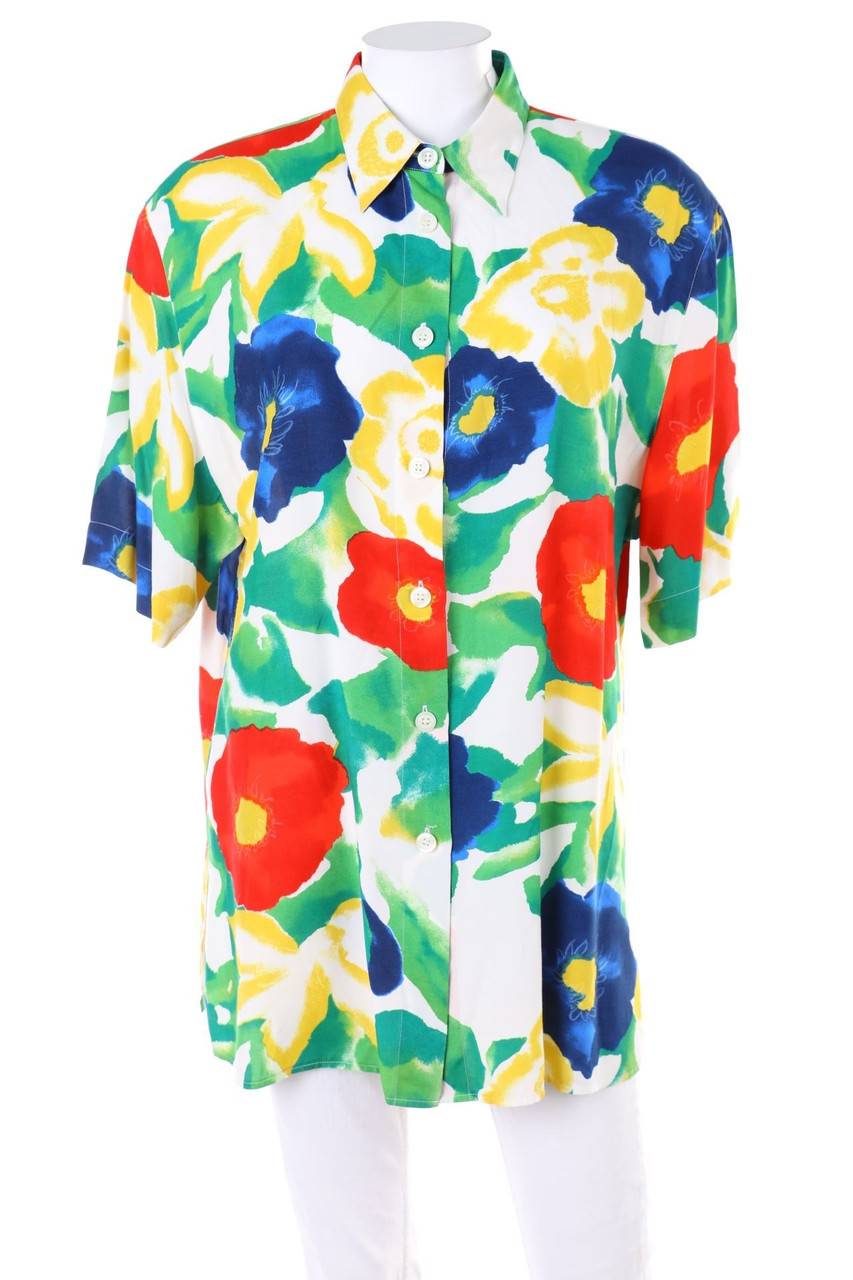 Carou VERSE Hemd-Bluse mit kurzem Ärmel