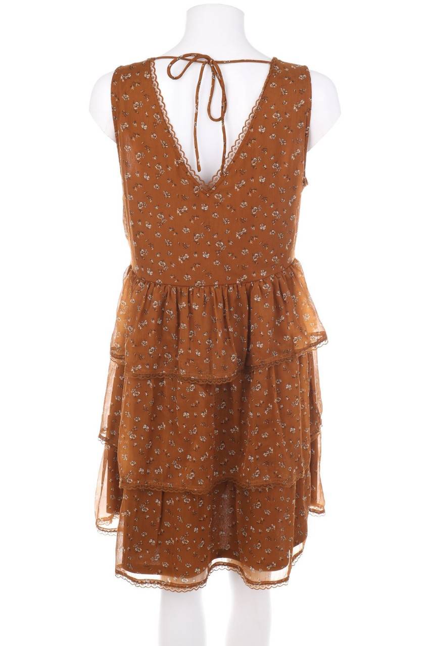 Carou VILA Volants-Kleid Mit Blumen-Print