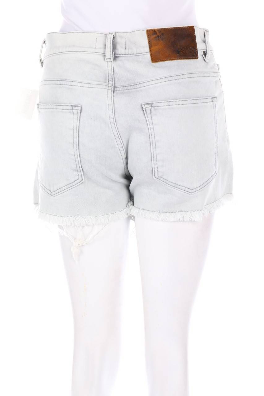 Carou Vintage 55 Used Look Jeans-Shorts