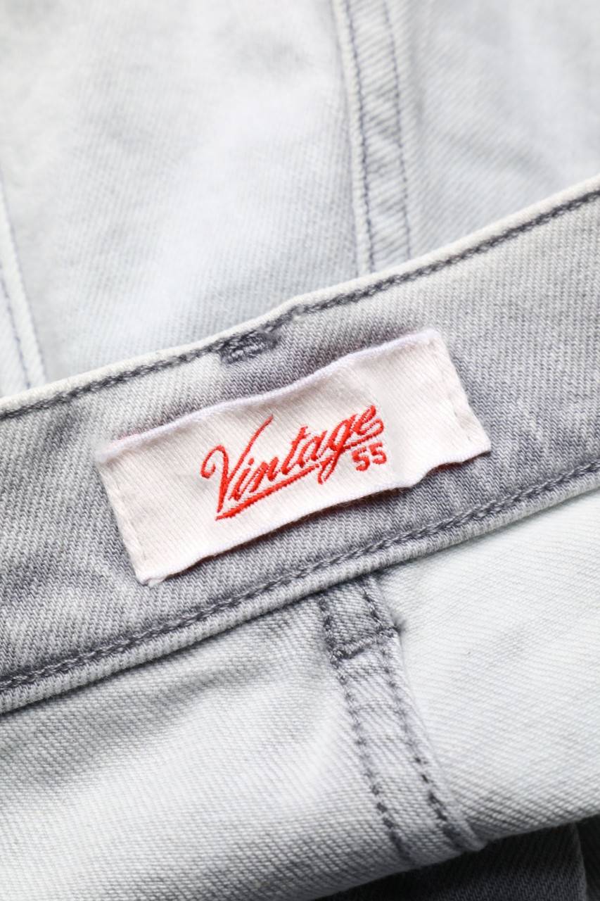 Carou Vintage 55 Used Look Jeans-Shorts