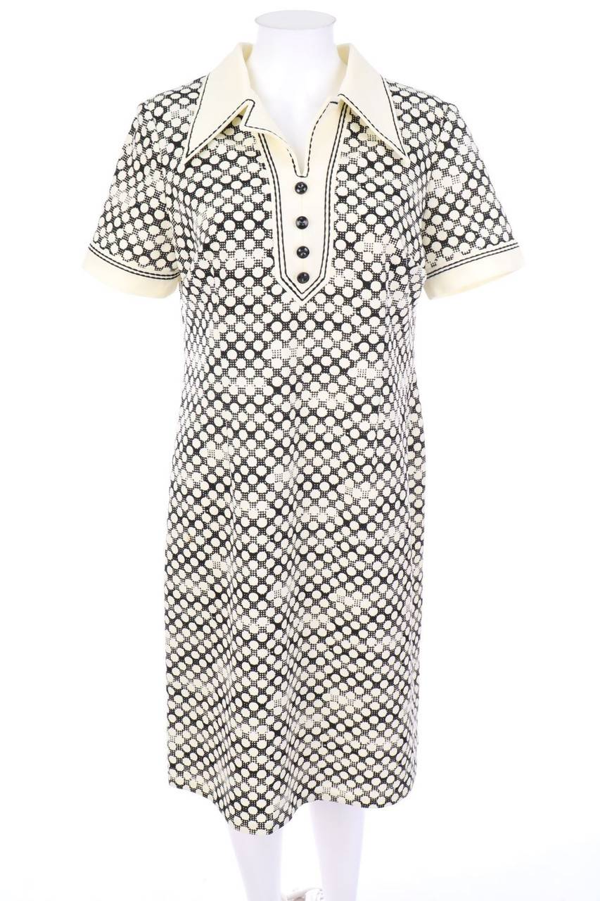 Carou VINTAGE 70s-Kleid mit Punkten